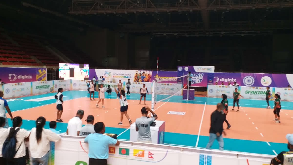 India Women Defeat Bangladesh In Thrilling Opener As South Asian Throwball Championship Begins In Ranchi