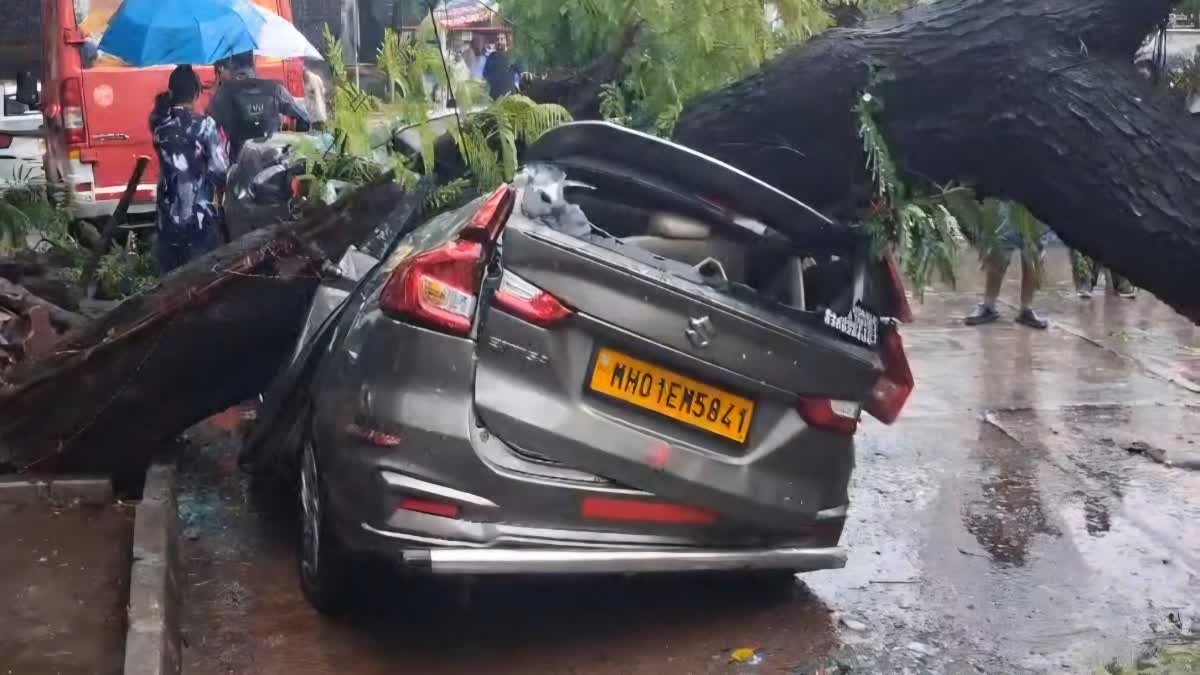 Heavy Rains Lash Mumbai, Disrupt Traffic And Trains Day After Onset Of 13-day-late Monsoon