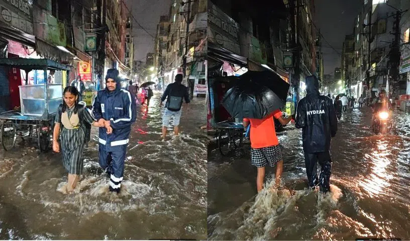 Hyderabad rains trigger massive traffic snarls across city for second consecutive day