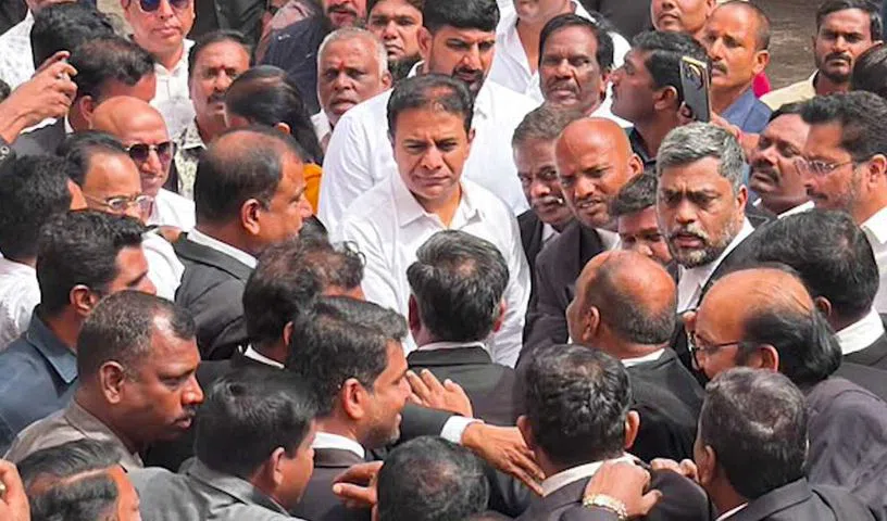 KTR appears before ACB court in Formula E case; hearing adjourned to August 25