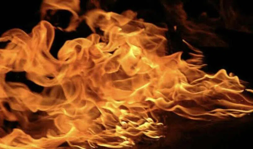 Car set ablaze outside businessman’s office in Bowrampet